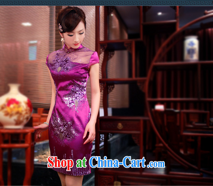 The Ruyi wind -- 2015 new spring improved cheongsam lace purple Phoenix stylish evening gown 0138 0138 purple Phoenix L pictures, price, brand platters! Elections are good character, the national distribution, so why buy now enjoy more preferential! Health