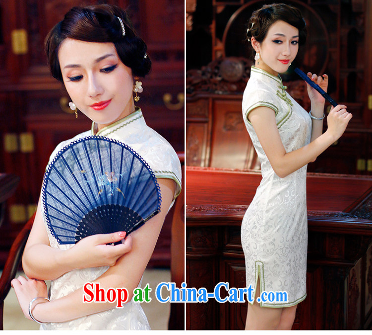 ruyi, 2015 stylish improvements, summer Chinese modern retro stamp cheongsam dress 0166 0166 red edge S pictures, price, brand platters! Elections are good character, the national distribution, so why buy now enjoy more preferential! Health