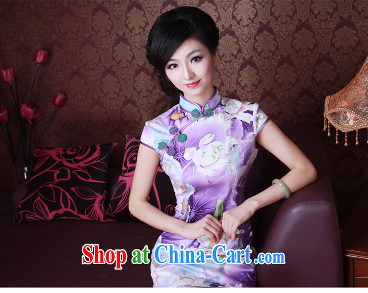 ruyi, 2014 new summer Lotus Stylish retro Chinese daily improved female cheongsam dress 2156 2156 green XL I should be grateful if you would have pictures, price, brand platters! Elections are good character, the national distribution, so why buy now enjoy more preferential! Health