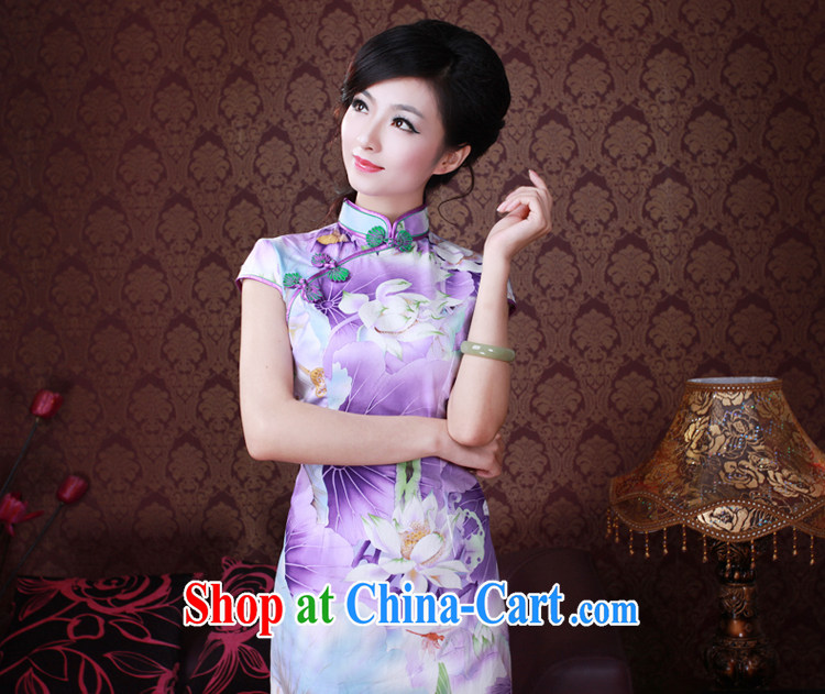 ruyi, 2014 new summer Lotus Stylish retro Chinese daily improved female cheongsam dress 2156 2156 green XL I should be grateful if you would have pictures, price, brand platters! Elections are good character, the national distribution, so why buy now enjoy more preferential! Health