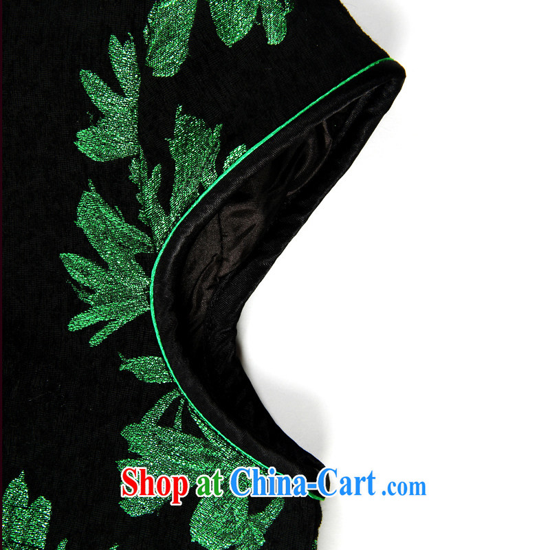 ruyi, 2013 new female improved stylish daily standard retro style dresses and 3011 3011 green M sporting, wind, shopping on the Internet