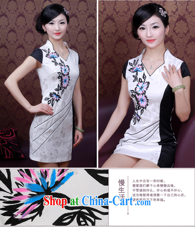 Ruyi is, new, spring and summer 2014 dresses stylish and improved short female daily outfit skirt 4071 4071 fancy XXL pictures, price, brand platters! Elections are good character, the national distribution, so why buy now enjoy more preferential! Health