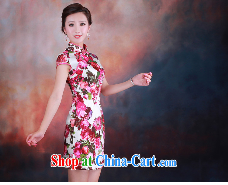 ruyi, 2014 new spring and summer stylish improved cheongsam Leisure Suit short-sleeved dresses 4002 4002 fancy XL pictures, price, brand platters! Elections are good character, the national distribution, so why buy now enjoy more preferential! Health