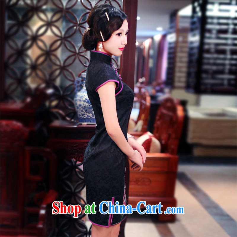 ruyi, 2015 and summer dresses hand-painted dresses new dresses daily outfit 2149 2149 black XL sporting, wind, shopping on the Internet