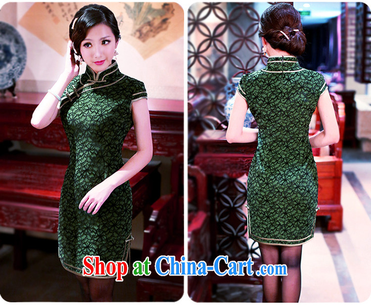 Wind sporting fall 2014 new dresses, retro style improved short-sleeve, warm outfit skirt 3095 3095 green XXL pictures, price, brand platters! Elections are good character, the national distribution, so why buy now enjoy more preferential! Health