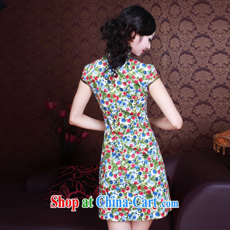 The Ruyi wind -- China wind antique dresses improved stylish summer quality female cheongsam dress 0013 0013 fancy L sporting, wind, and shopping on the Internet