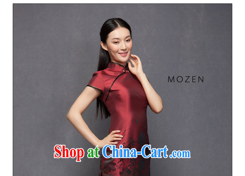 Winter dresses wood is really the 2015 new Uhlans on positioning take short cheongsam 11,711 04 deep red L pictures, price, brand platters! Elections are good character, the national distribution, so why buy now enjoy more preferential! Health