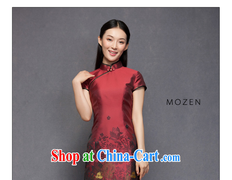 Winter dresses wood is really the 2015 new Uhlans on positioning take short cheongsam 11,711 04 deep red L pictures, price, brand platters! Elections are good character, the national distribution, so why buy now enjoy more preferential! Health