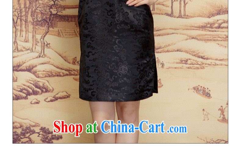 Wood is really the 2015 spring and summer new embroidered beauty short winter cheongsam dress 22,131 01 black XXL (B) pictures, price, brand platters! Elections are good character, the national distribution, so why buy now enjoy more preferential! Health