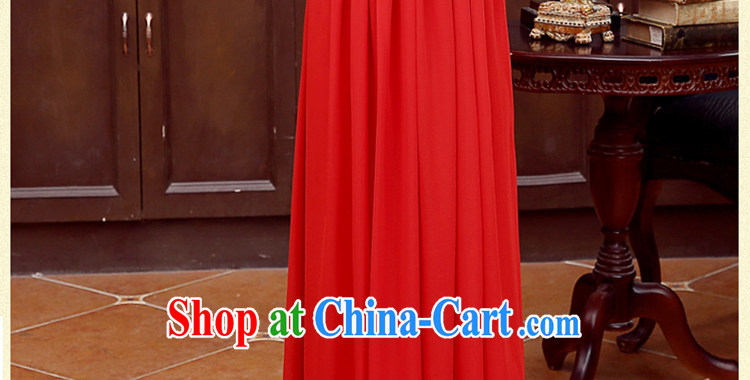 Honey, bride red bridal cheongsam dress long dress uniform toasting larger graphics thin improved red replace the doors dress red XXL pictures, price, brand platters! Elections are good character, the national distribution, so why buy now enjoy more preferential! Health