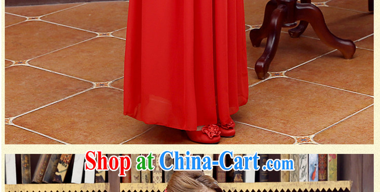 Honey, bride red bridal cheongsam dress long dress uniform toasting larger graphics thin improved red replace the doors dress red XXL pictures, price, brand platters! Elections are good character, the national distribution, so why buy now enjoy more preferential! Health