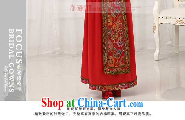Early definition, Sau Wo service 2015 new bridal gown Chinese long-sleeved dresses use phoenix retro wedding toast serving red XXL code pictures, price, brand platters! Elections are good character, the national distribution, so why buy now enjoy more preferential! Health