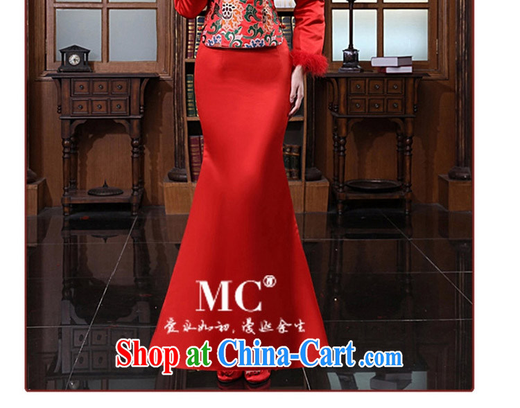 Early definition 2015 new bridal dresses toast clothing stylish retro long red wedding dresses bridesmaid clothing red XXL pictures, price, brand platters! Elections are good character, the national distribution, so why buy now enjoy more preferential! Health