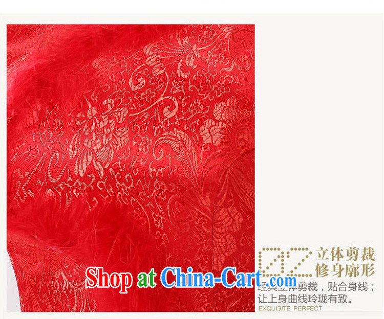 Early definition 2015 new stylish improved winter clothing cheongsam dress bridal dresses serving toast red bridesmaid dress red XXL pictures, price, brand platters! Elections are good character, the national distribution, so why buy now enjoy more preferential! Health