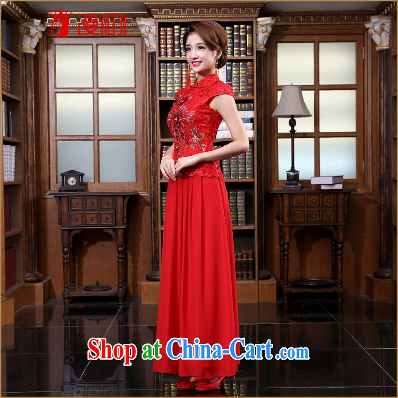 Diffuse early marriages served toast spring 2015 New red retro dresses Package/snow woven dress/evening dress red XXL, diffuse, and shopping on the Internet