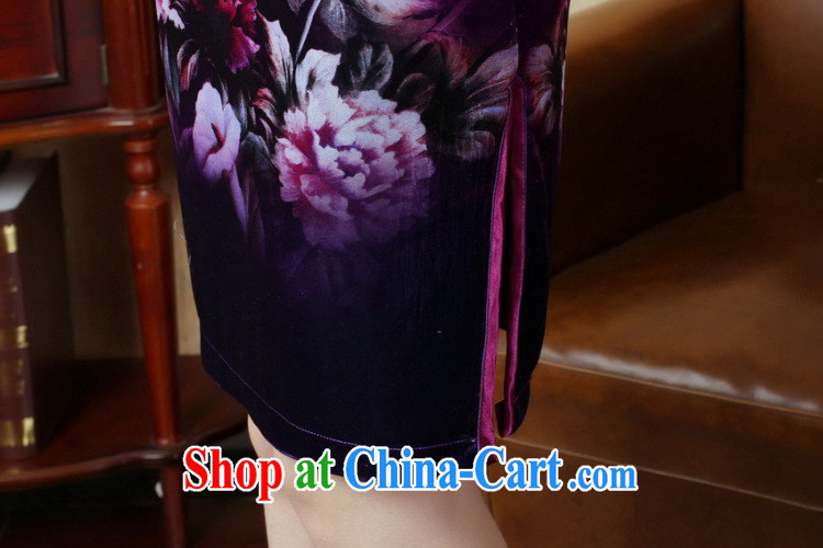 Take the autumn new cheongsam dress Chinese leader, stretch the wool painting stylish classic cuff in improved short cheongsam 6 2 XL pictures, price, brand platters! Elections are good character, the national distribution, so why buy now enjoy more preferential! Health