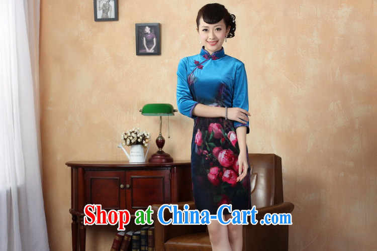 Spend the autumn and the new outfit Tang Women's clothes, collar stretch the wool poster retro classic improved in short sleeves cheongsam 12 XL pictures, price, brand platters! Elections are good character, the national distribution, so why buy now enjoy more preferential! Health