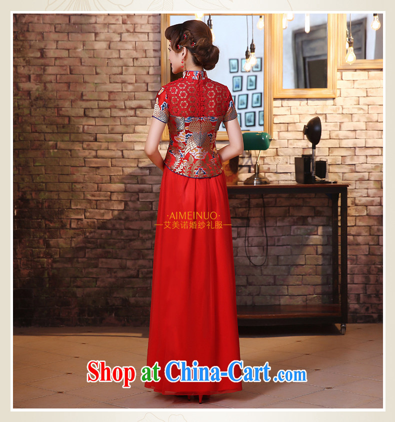 The United States and the dresses 2015 new marriages long red toast serving retro improved Openwork lace stitching Chinese Dress Q 0027 red XXL pictures, price, brand platters! Elections are good character, the national distribution, so why buy now enjoy more preferential! Health