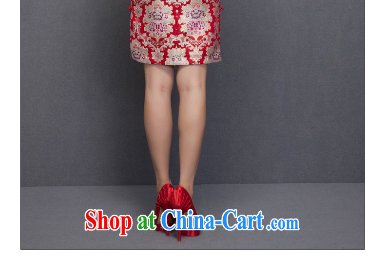 Wood is really a spring 2015 new elegant Silk Cheongsam beauty dress bridal wedding dress toast 21,890 05 light red XL pictures, price, brand platters! Elections are good character, the national distribution, so why buy now enjoy more preferential! Health