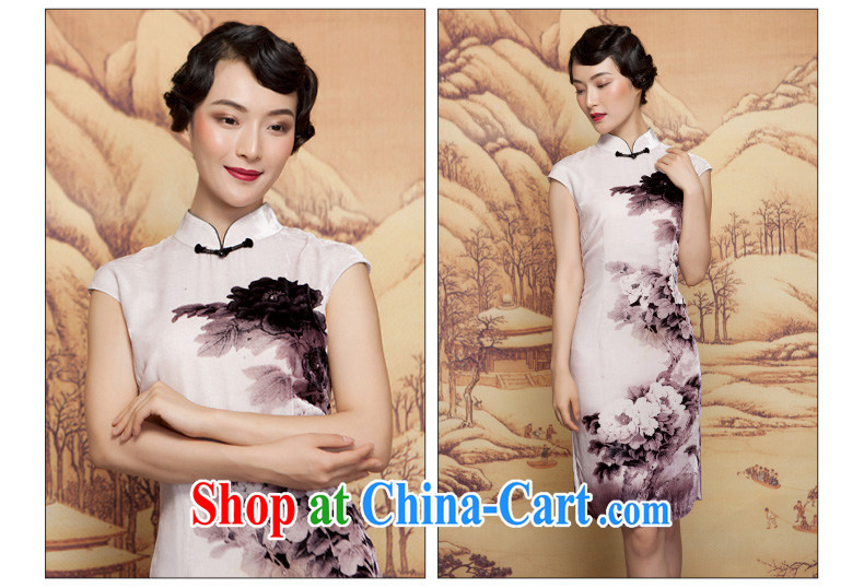 Wood is really the 2015 spring dresses new Chinese Antique Silk Cheongsam dress elegant dresses 00 32,400 mottled XXL (A) pictures, price, brand platters! Elections are good character, the national distribution, so why buy now enjoy more preferential! Health