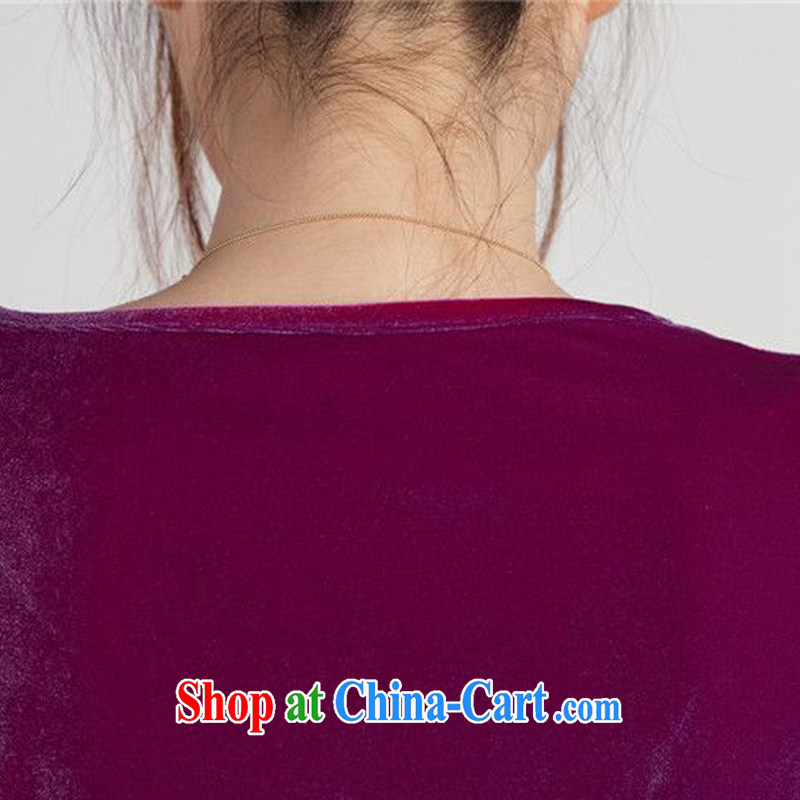 JA the 2014 autumn the new Chinese T-shirt loose the code the velvet stamp T pension SYM - 904 photo color XXXL, JA, qipao/Tang, and shopping on the Internet