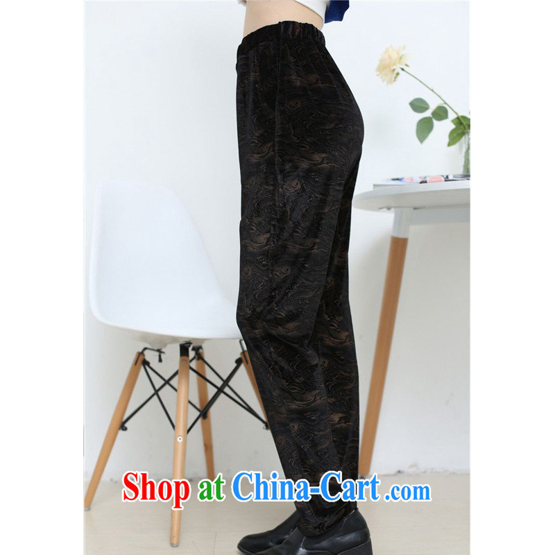 Tze-The 2014 autumn the New Tang with trouser press stamp duty, scouring pads loose pants SYM - 915 picture color XXL, JA, qipao/Tang, and shopping on the Internet