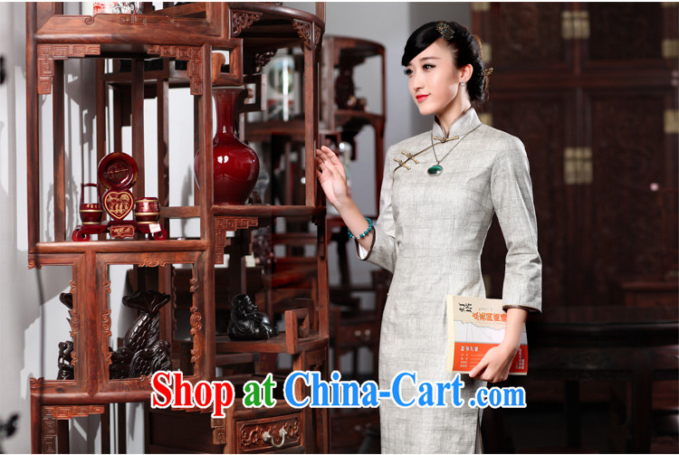 Birds love dreams, Book Fragrance 2015 spring new full traditional summer the retro long cheongsam QC 574 gray XXL pictures, price, brand platters! Elections are good character, the national distribution, so why buy now enjoy more preferential! Health