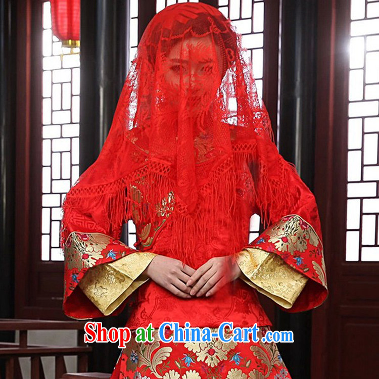 Honey, bride Chinese wedding bridal red cap head cover head bridal scarf shawl lace and legal marriage supplies red pictures, price, brand platters! Elections are good character, the national distribution, so why buy now enjoy more preferential! Health
