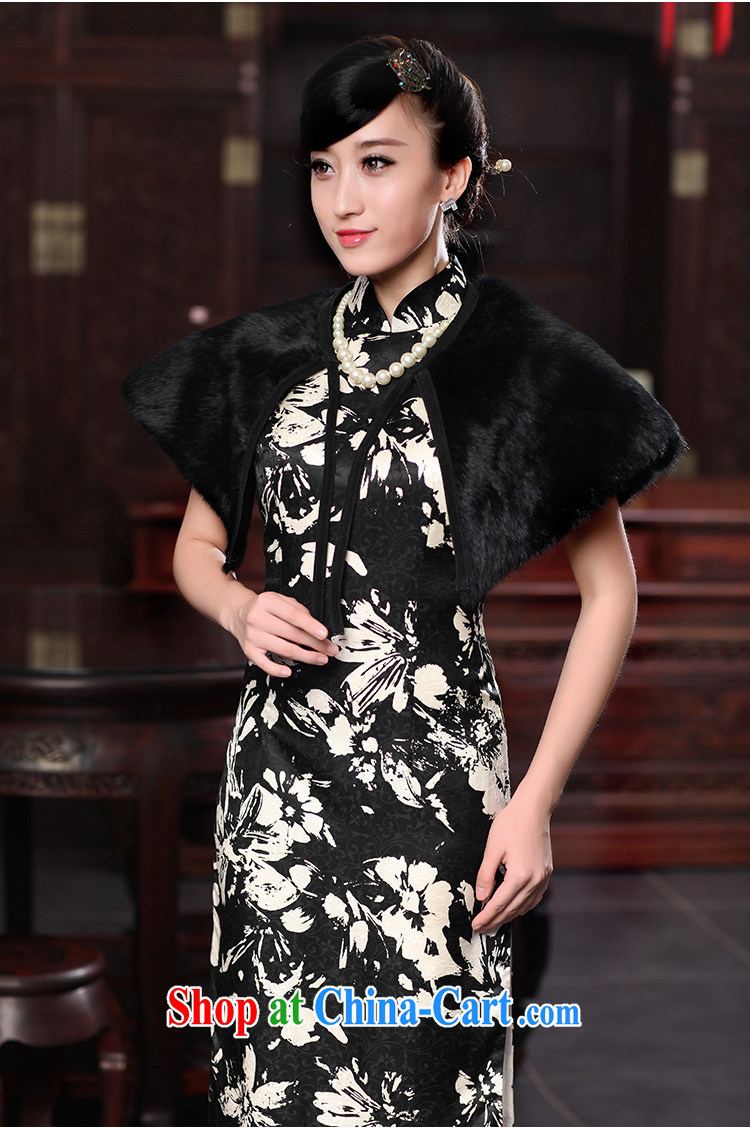 Birds love night drunken Fang Yan 2015 spring new classic Stylish retro short sleeveless Silk Cheongsam as S pictures, price, brand platters! Elections are good character, the national distribution, so why buy now enjoy more preferential! Health