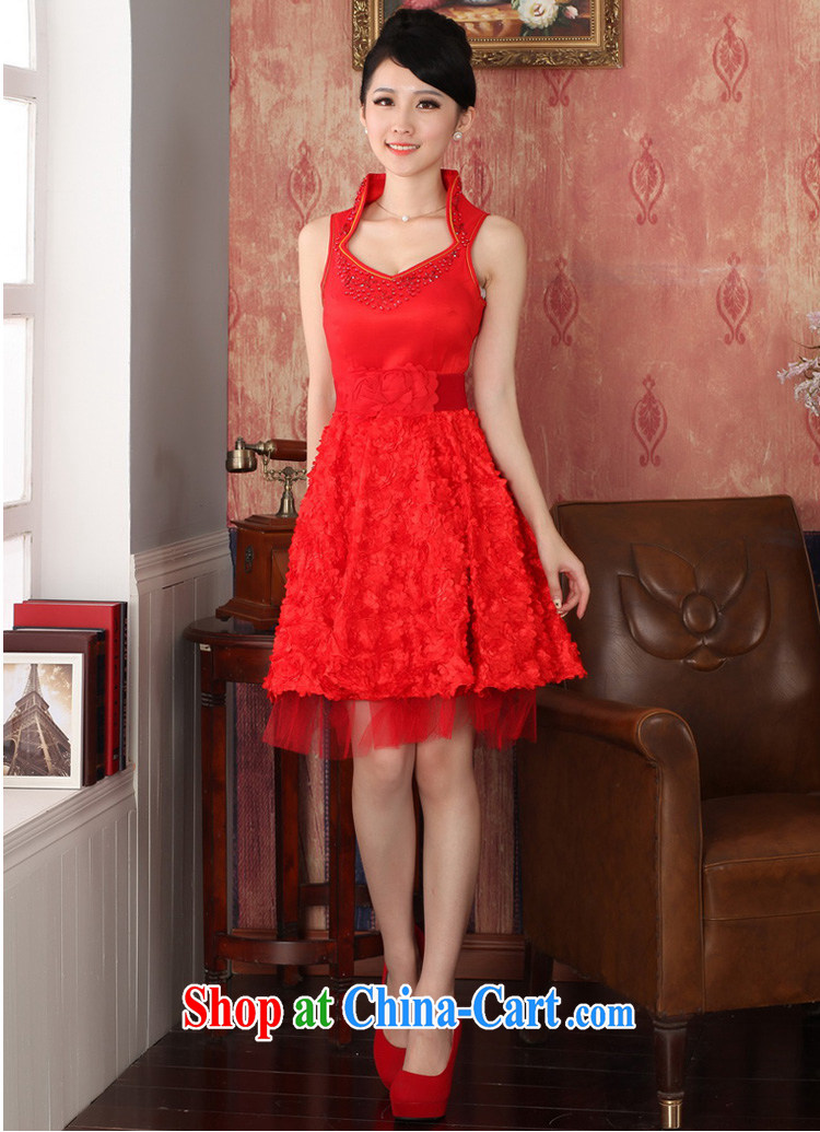 2014 new marriage red bridal toast serving small dress short skirt and stylish dresses pregnant bridesmaid dress girls XXL pictures, price, brand platters! Elections are good character, the national distribution, so why buy now enjoy more preferential! Health