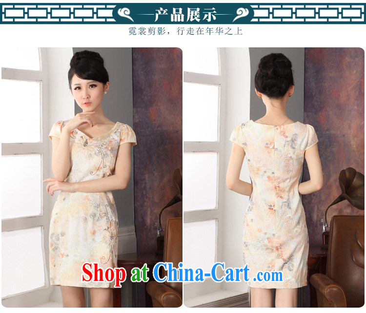 Autumn 2014 the new, improved cheongsam stylish short-sleeve everyday cotton skirt and package mail L pictures, price, brand platters! Elections are good character, the national distribution, so why buy now enjoy more preferential! Health