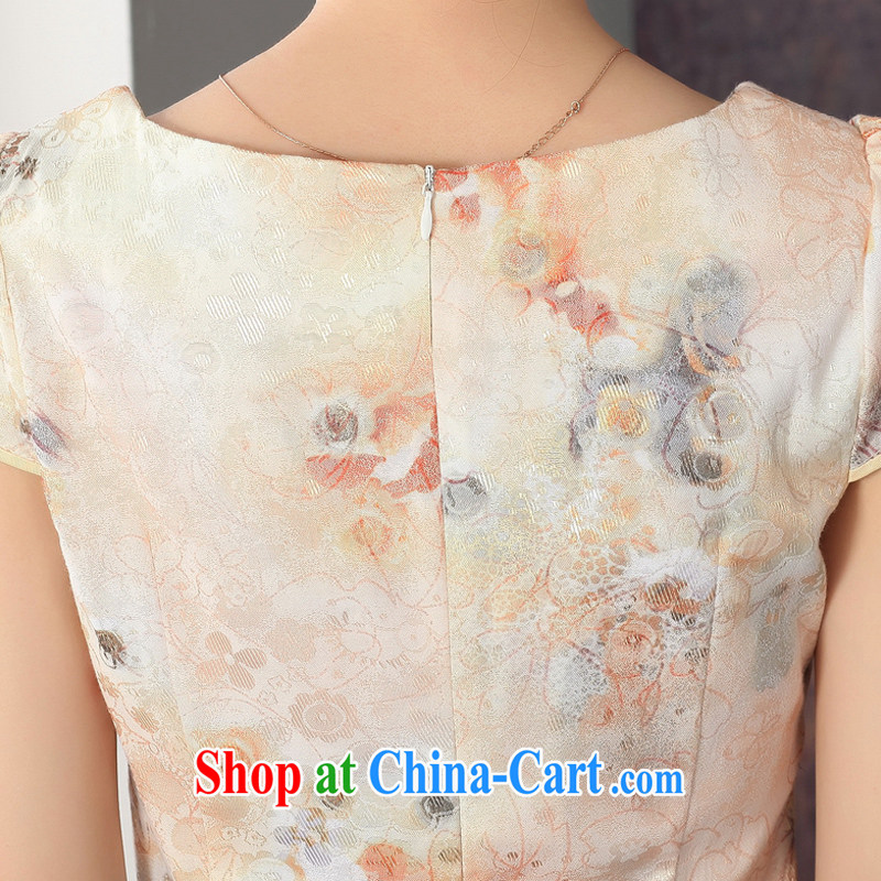 Autumn 2014 the new, improved cheongsam stylish short-sleeve everyday cotton dress and package mail L, Oriental and nobles, and shopping on the Internet