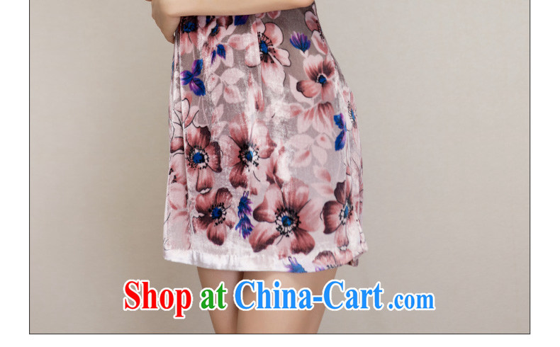 Winter dresses wood is really the 2015 spring new velvet poster cheongsam dress Silk Dresses 21,818 09 coffee-colored XXXL pictures, price, brand platters! Elections are good character, the national distribution, so why buy now enjoy more preferential! Health