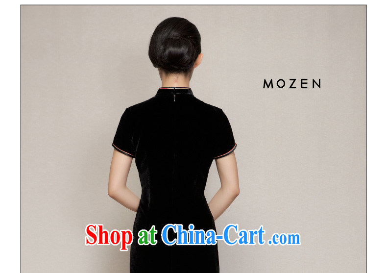 Wood is really a spring 2015 new, improved embroidery cheongsam dress stylish and elegant qipao gown 22,245 01 black M pictures, price, brand platters! Elections are good character, the national distribution, so why buy now enjoy more preferential! Health