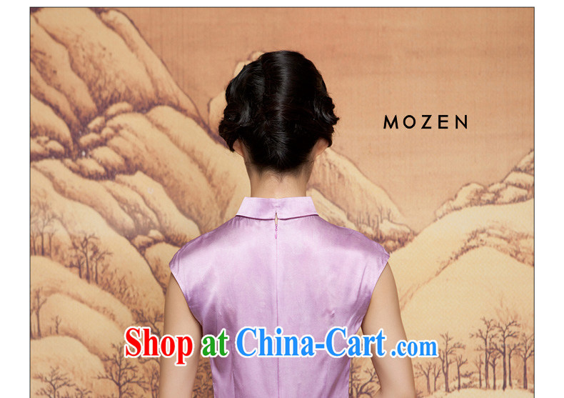 Wood is really the 2015 spring new positioning take short cheongsam dress elegant qipao dresses 42,841 17 light purple XXL (A) pictures, price, brand platters! Elections are good character, the national distribution, so why buy now enjoy more preferential! Health