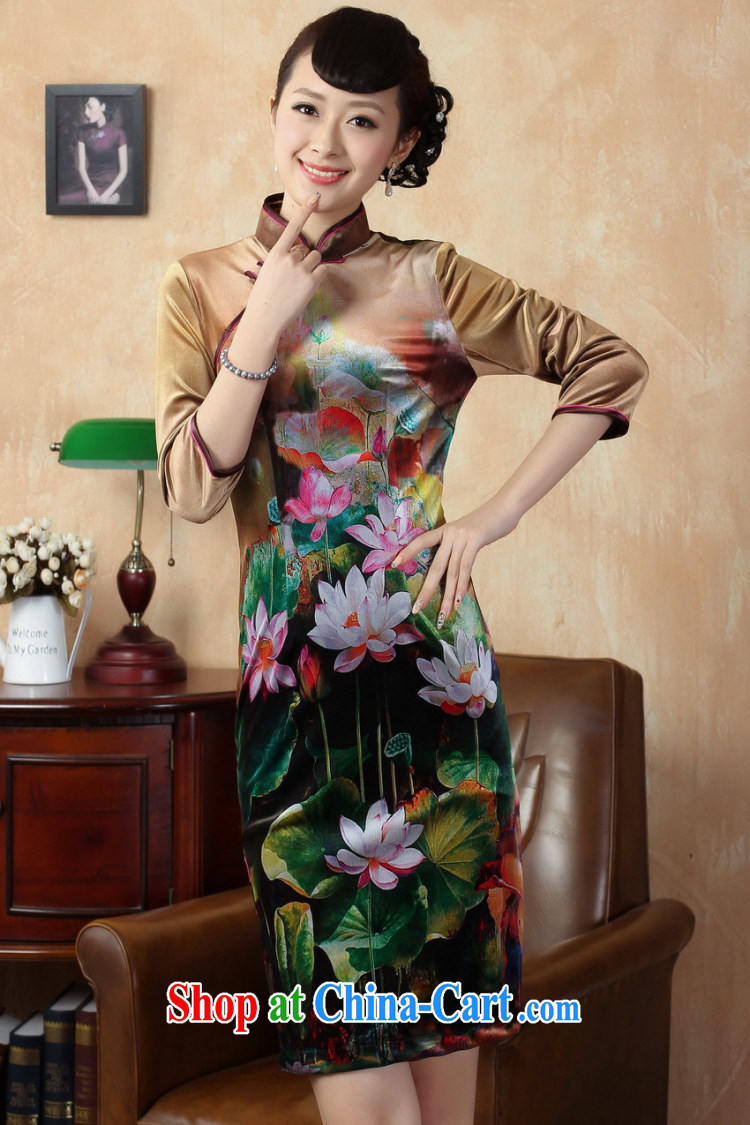 Jessup, new autumn and spring loaded gold velour hand-ties, for painting and elegant classic cheongsam Chinese dresses TD 0009 figure XXL pictures, price, brand platters! Elections are good character, the national distribution, so why buy now enjoy more preferential! Health