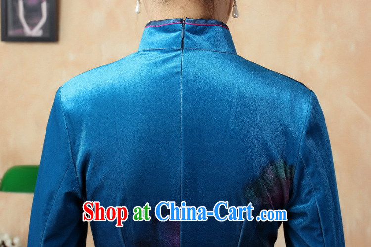 Jessup, new autumn manually load the charge-back the collar stretch gold velour poster elegant classic cheongsam Chinese dresses TD 0004, Cheong Wa Dae XXL pictures, price, brand platters! Elections are good character, the national distribution, so why buy now enjoy more preferential! Health