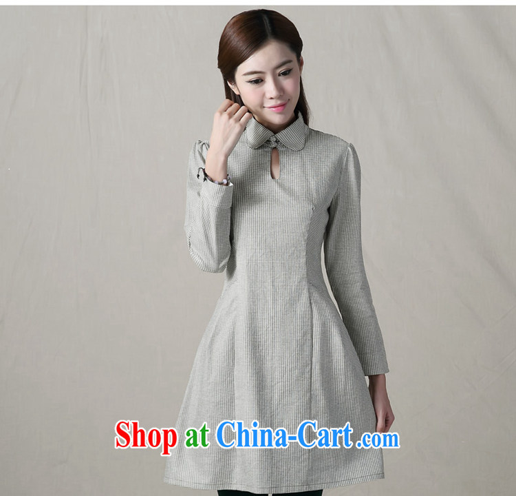 Mr Henry Tang, Id al-Fitr autumn 2014 the new nation, long-sleeved cotton the cheongsam dark L pictures, price, brand platters! Elections are good character, the national distribution, so why buy now enjoy more preferential! Health