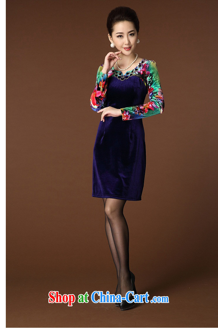 Let Bai Colorful spring 2015 New Beauty graceful wood drilling wool larger dresses QP 907 #green XXXL pictures, price, brand platters! Elections are good character, the national distribution, so why buy now enjoy more preferential! Health