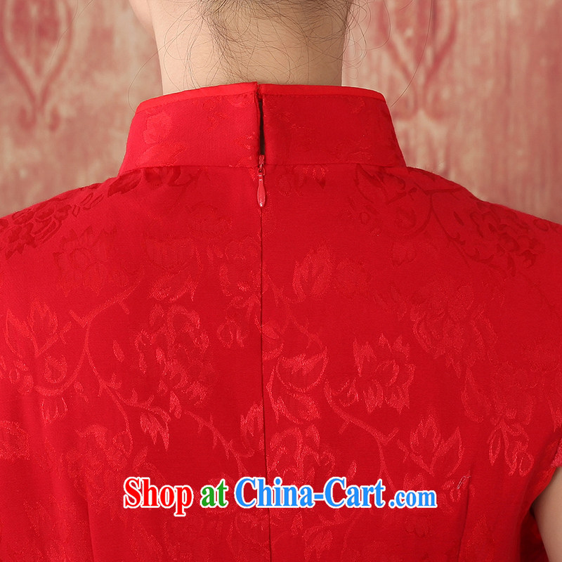 Autumn 2014 the new bride with wedding dresses red Chinese Dress toast clothing retro embroidery dresses 324,146 red XL, Oriental and nobles, and shopping on the Internet