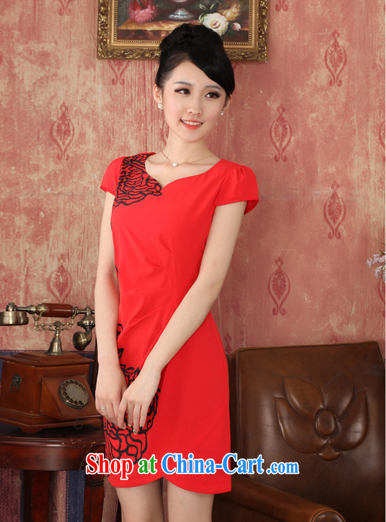 Autumn 2014 the new Phoenix embroidery bridal replace short cheongsam stylish retro Chinese wedding dress bridesmaid Pack E-Mail offer 324,702 red XXL pictures, price, brand platters! Elections are good character, the national distribution, so why buy now enjoy more preferential! Health
