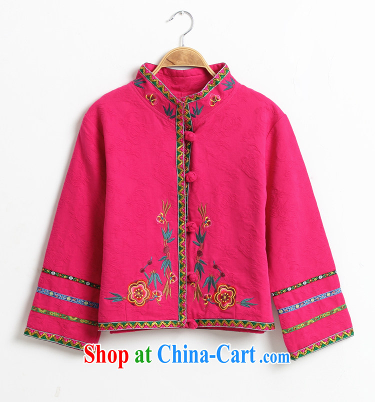 MS ANISSA WONG SEAN-film darling 2014 Autumn and Winter load Tang Chinese Ethnic Wind autumn retro style large, ladies embroidered jacket short green M pictures, price, brand platters! Elections are good character, the national distribution, so why buy now enjoy more preferential! Health