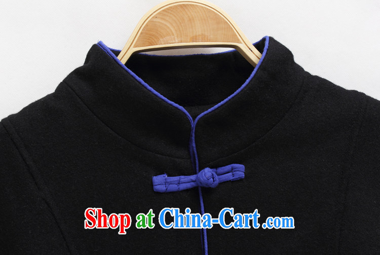 blue dream 2014 autumn and winter, new Chinese improved Han-Chinese style Chinese people Braving storms and Giant Waves canopy-jacket black are code pictures, price, brand platters! Elections are good character, the national distribution, so why buy now enjoy more preferential! Health