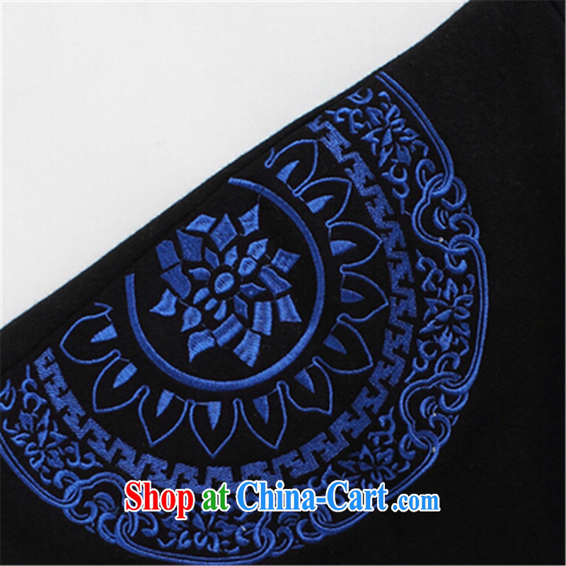 blue dream 2014 autumn and winter, new Chinese improved Han-Chinese style Chinese people Braving storms and Giant Waves canopy-jacket black, code, blue dream (lansedemeng), on-line shopping