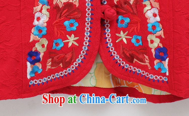 blue dream 2014 autumn and winter, new Chinese wind National wind women Chinese Tang with improved Han-jacket red M pictures, price, brand platters! Elections are good character, the national distribution, so why buy now enjoy more preferential! Health