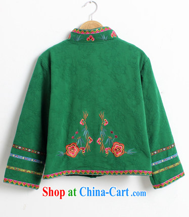 blue dream 2015 autumn and winter Tang with Chinese Ethnic Wind autumn retro style the code ladies embroidered jacket short of red M pictures, price, brand platters! Elections are good character, the national distribution, so why buy now enjoy more preferential! Health