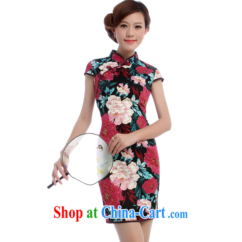 Daily dresses new 2014 summer retro short, and for the charge-back old Shanghai the forklift truck dress K Uhlans on 5765 spend XXL, music, and shopping on the Internet