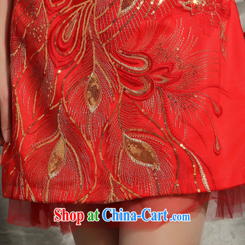 wedding dresses red bows service 2014 new dresses wedding bridal Chinese style LIFU obsessed with festive red XXL pictures, price, brand platters! Elections are good character, the national distribution, so why buy now enjoy more preferential! Health
