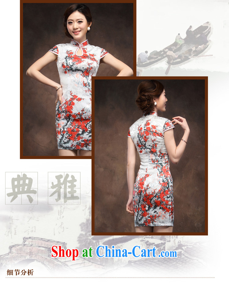Dresses retro improved cultivating short dresses 2014 summer new Phillips stamp wedding dress suit XXL pictures, price, brand platters! Elections are good character, the national distribution, so why buy now enjoy more preferential! Health