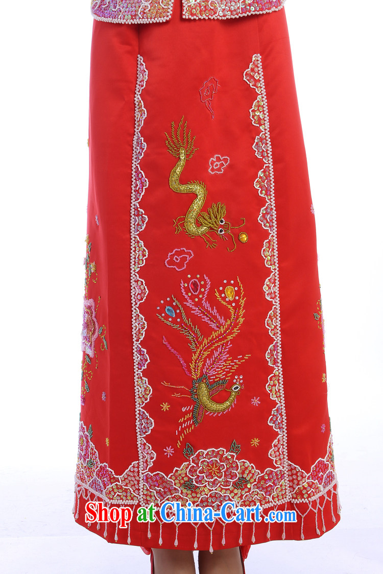 Dresses bridal dresses use Phoenix Chinese Antique bridal Red Beauty Chinese wedding dresses skirt red XXL pictures, price, brand platters! Elections are good character, the national distribution, so why buy now enjoy more preferential! Health